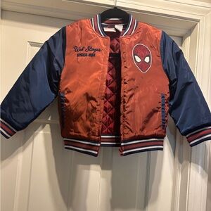 Marvel Red and Blue Quilted Jacket